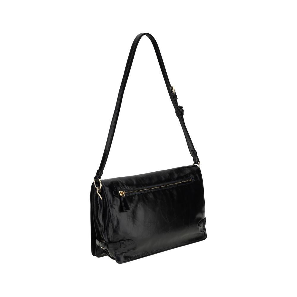 Prada Crinkled leather Shoulder Bag