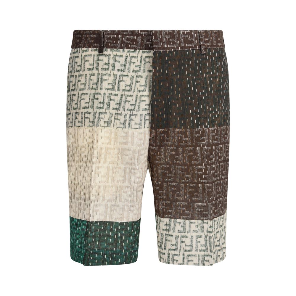 Fendi Linen Shorts