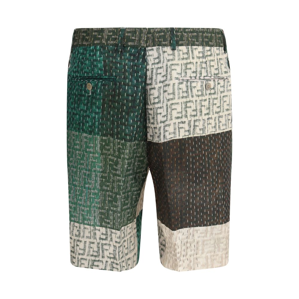 Fendi Linen Shorts
