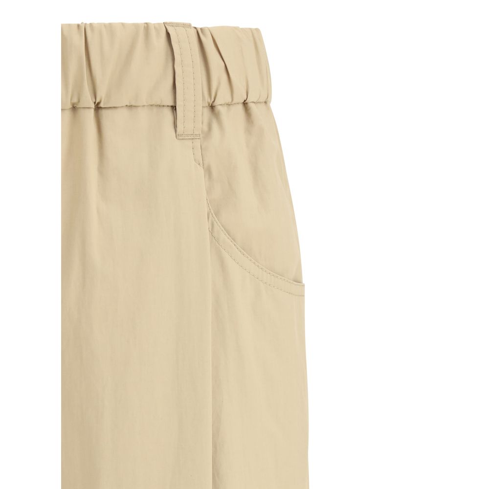 Brunello Cucinelli Cotton Elasticated Pants