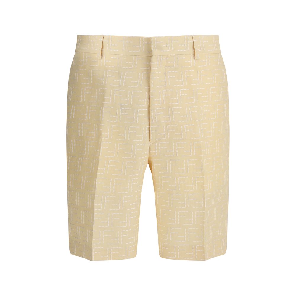 Fendi Linen Shorts