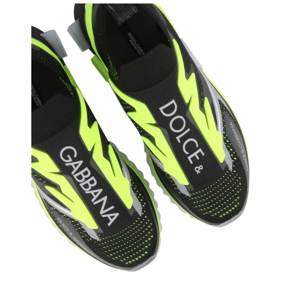 Dolce & Gabbana Black Polyester Sneaker