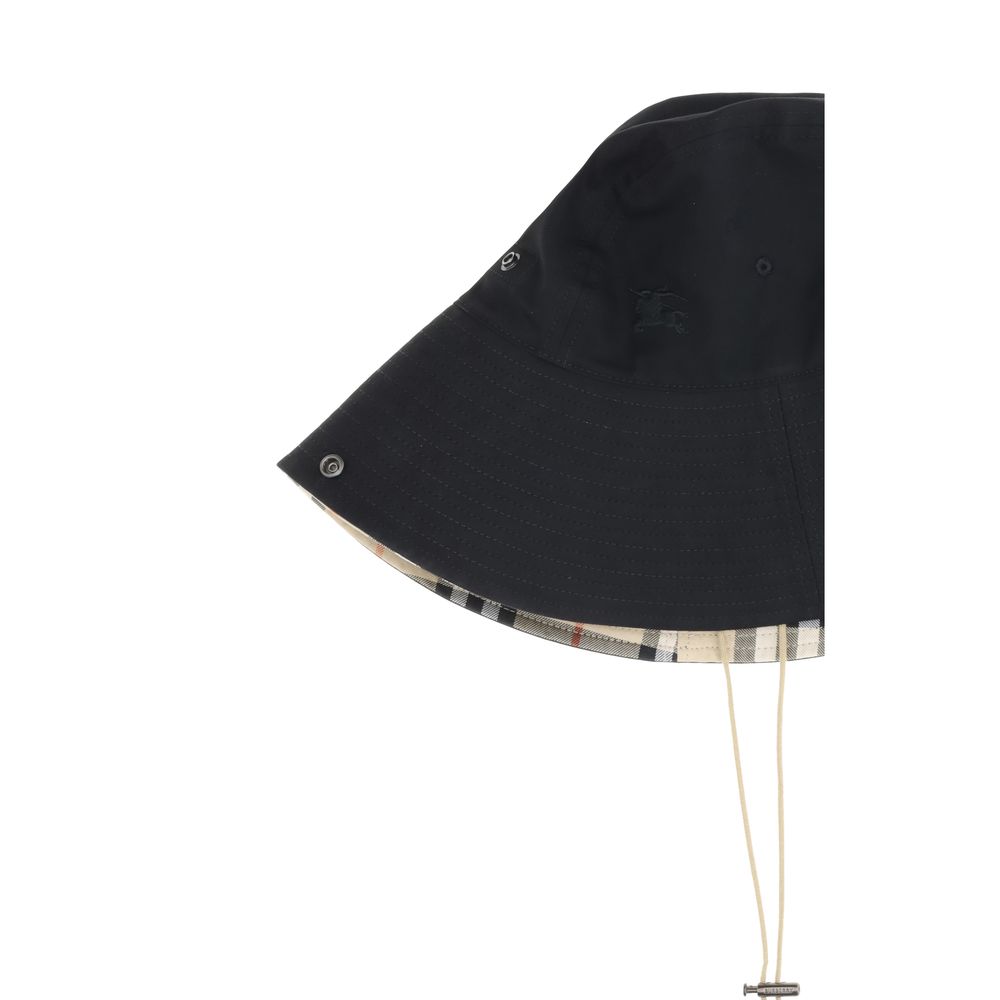 Burberry Check brim gabardine Bucket Hat