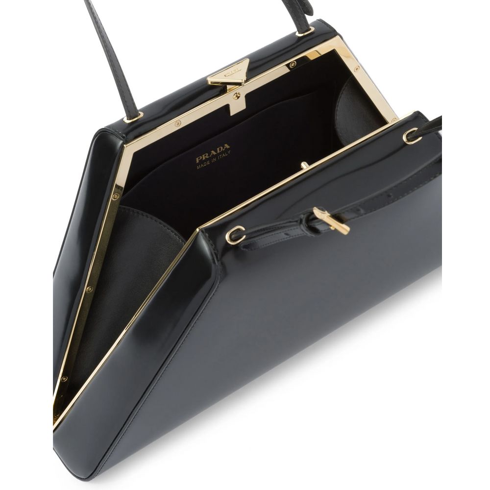 Prada Black Leather Handbag