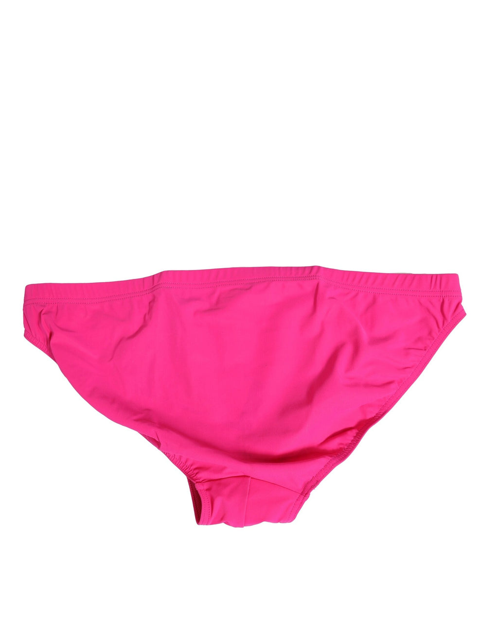 Dolce & Gabbana Pink Nylon Gold Logo Beachwear Brief Swimwear