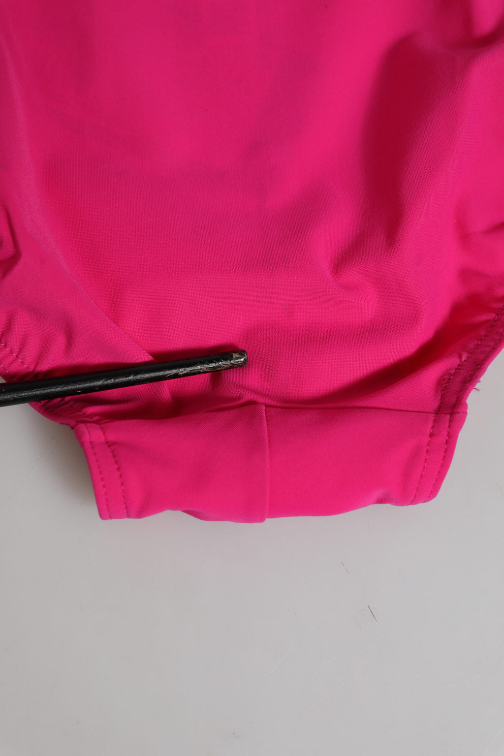 Dolce & Gabbana Pink Nylon Gold Logo Beachwear Brief Swimwear