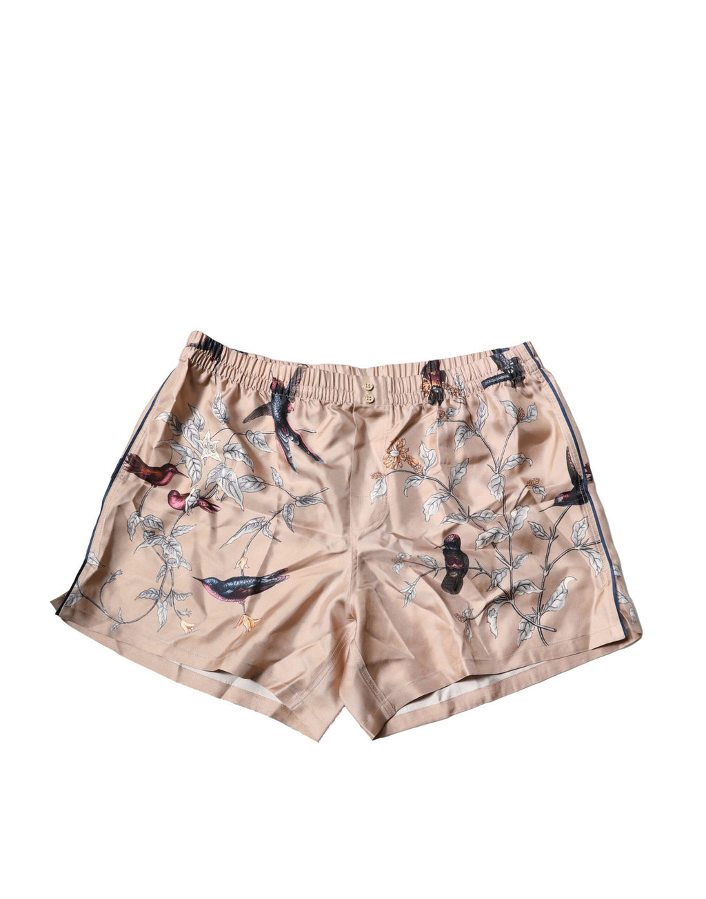 Dolce & Gabbana Peach Birds Printed Boxer Shorts Underwear