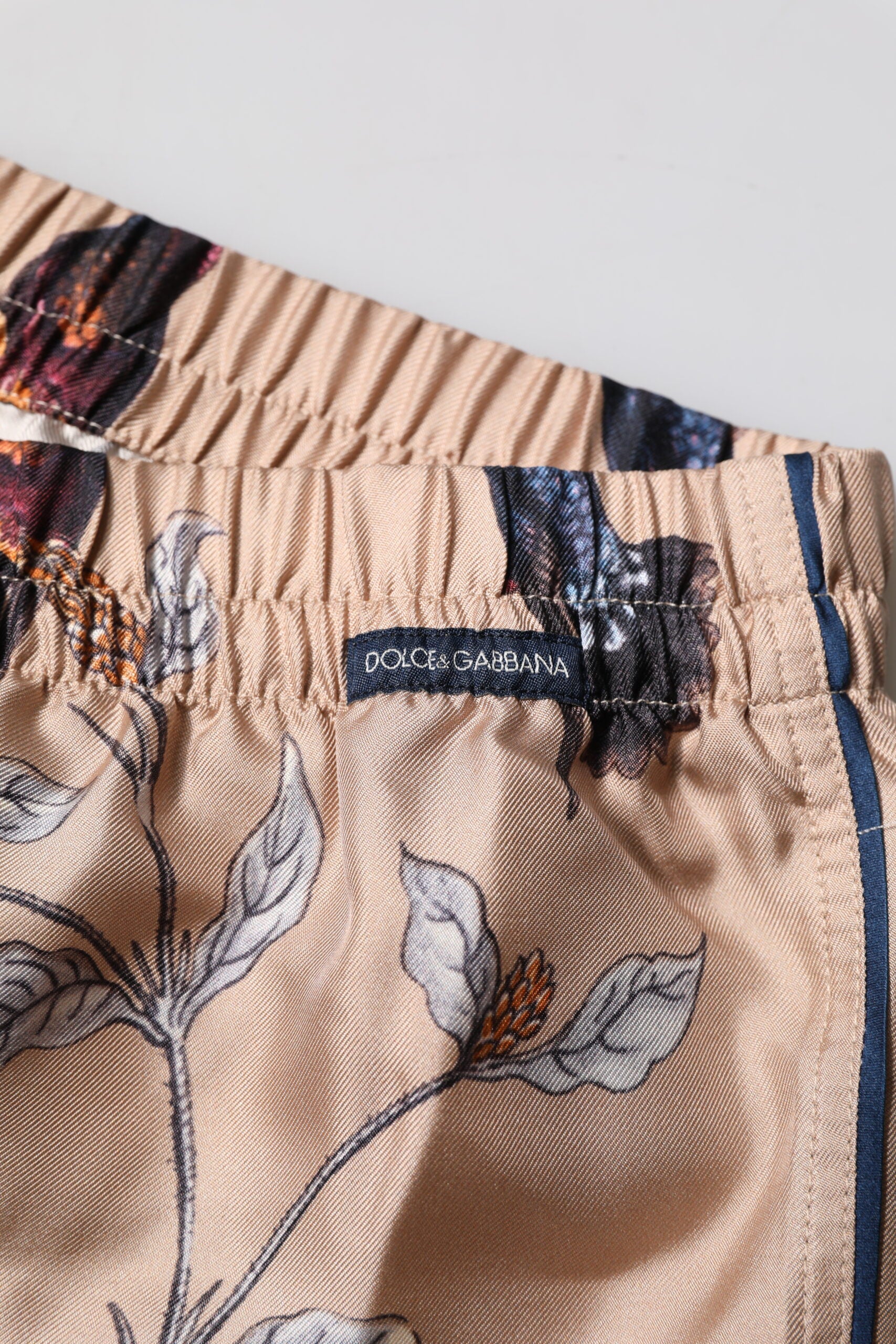 Dolce & Gabbana Peach Birds Printed Boxer Shorts Underwear