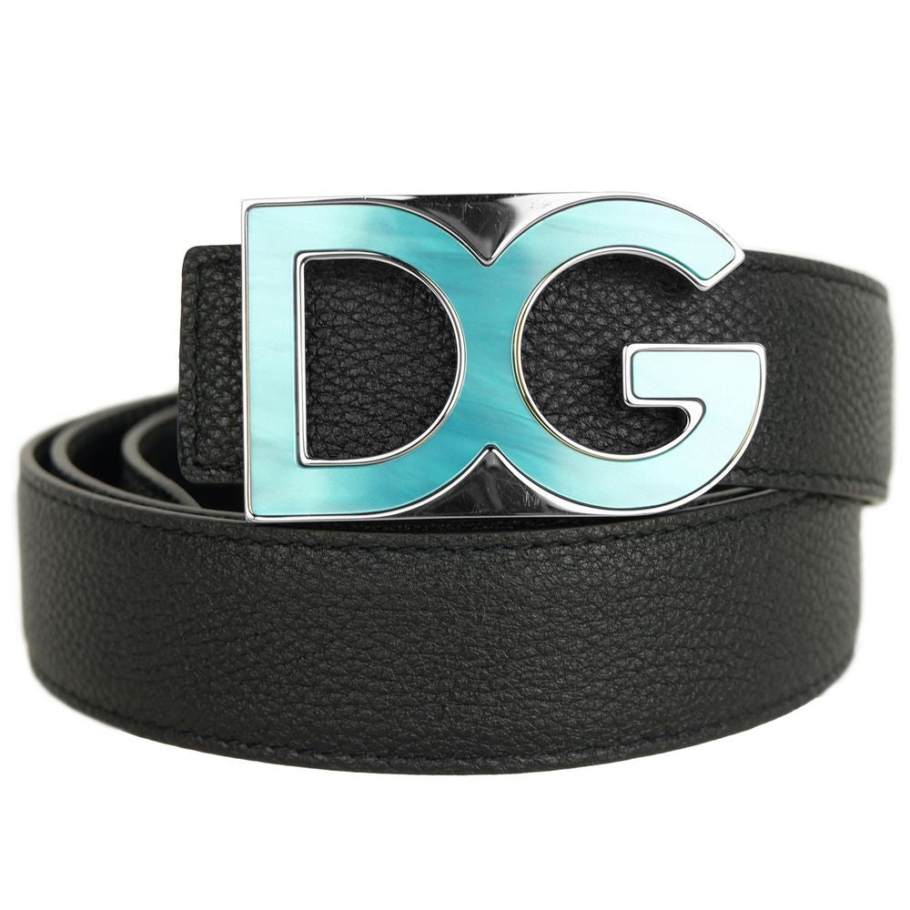 Dolce & Gabbana Black Calfskin Women Belt