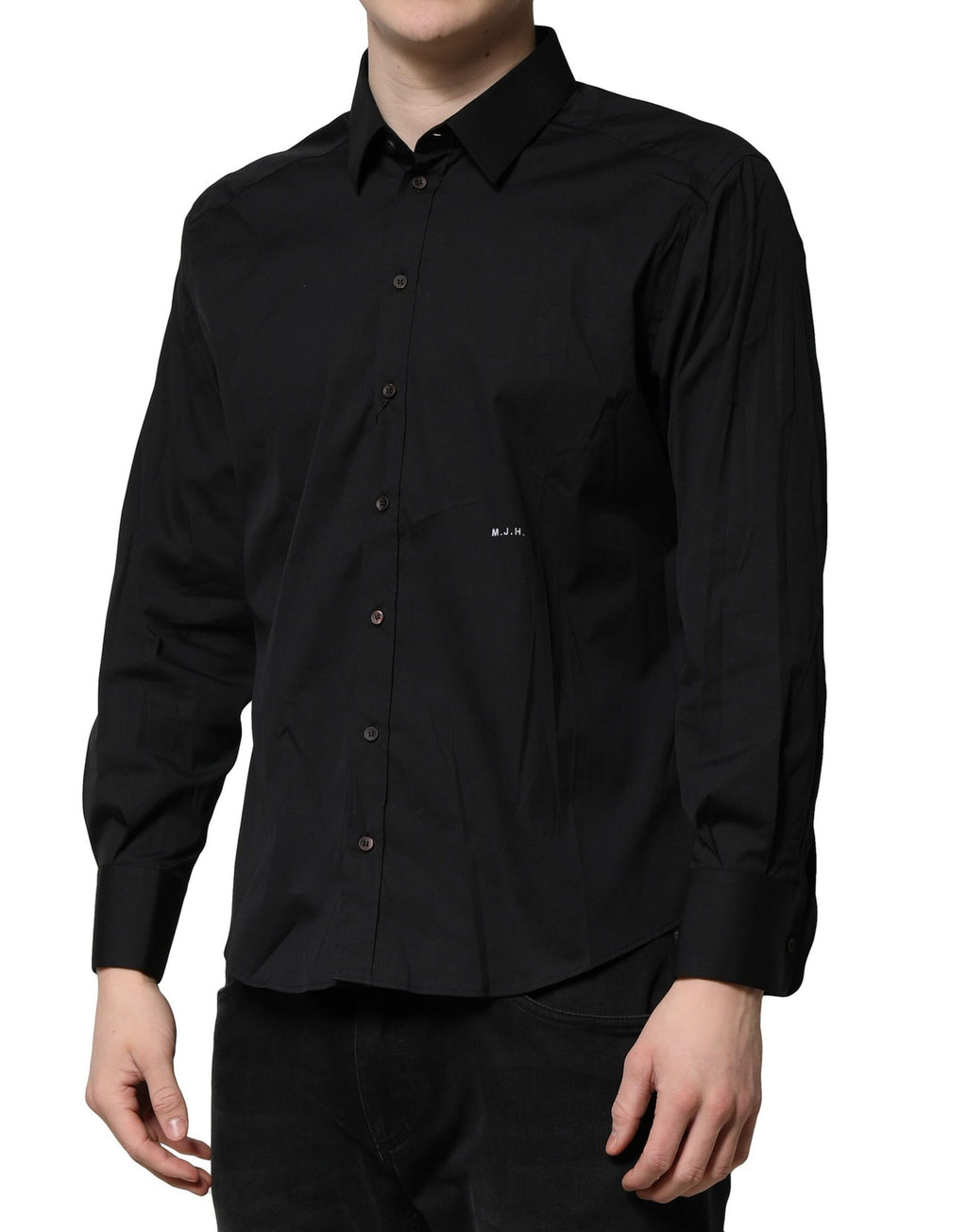 Dolce & Gabbana Black SARTORIA Cotton Formal Men Dress Shirt