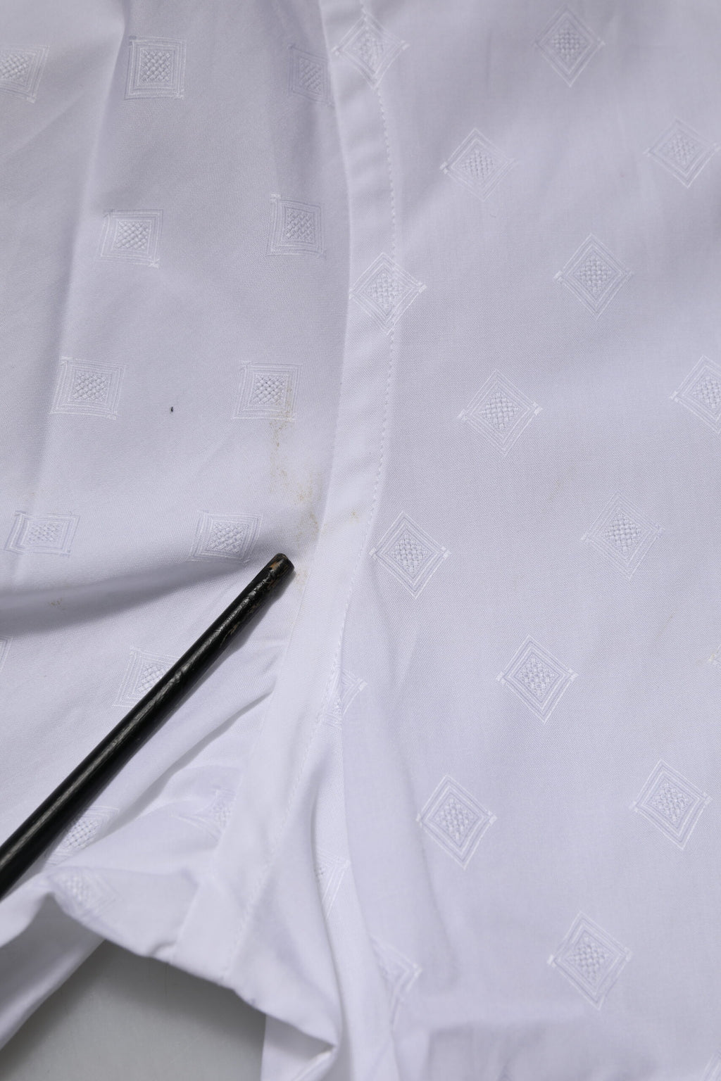 Dolce & Gabbana White Bib Cotton Poplin GOLD Formal Shirt