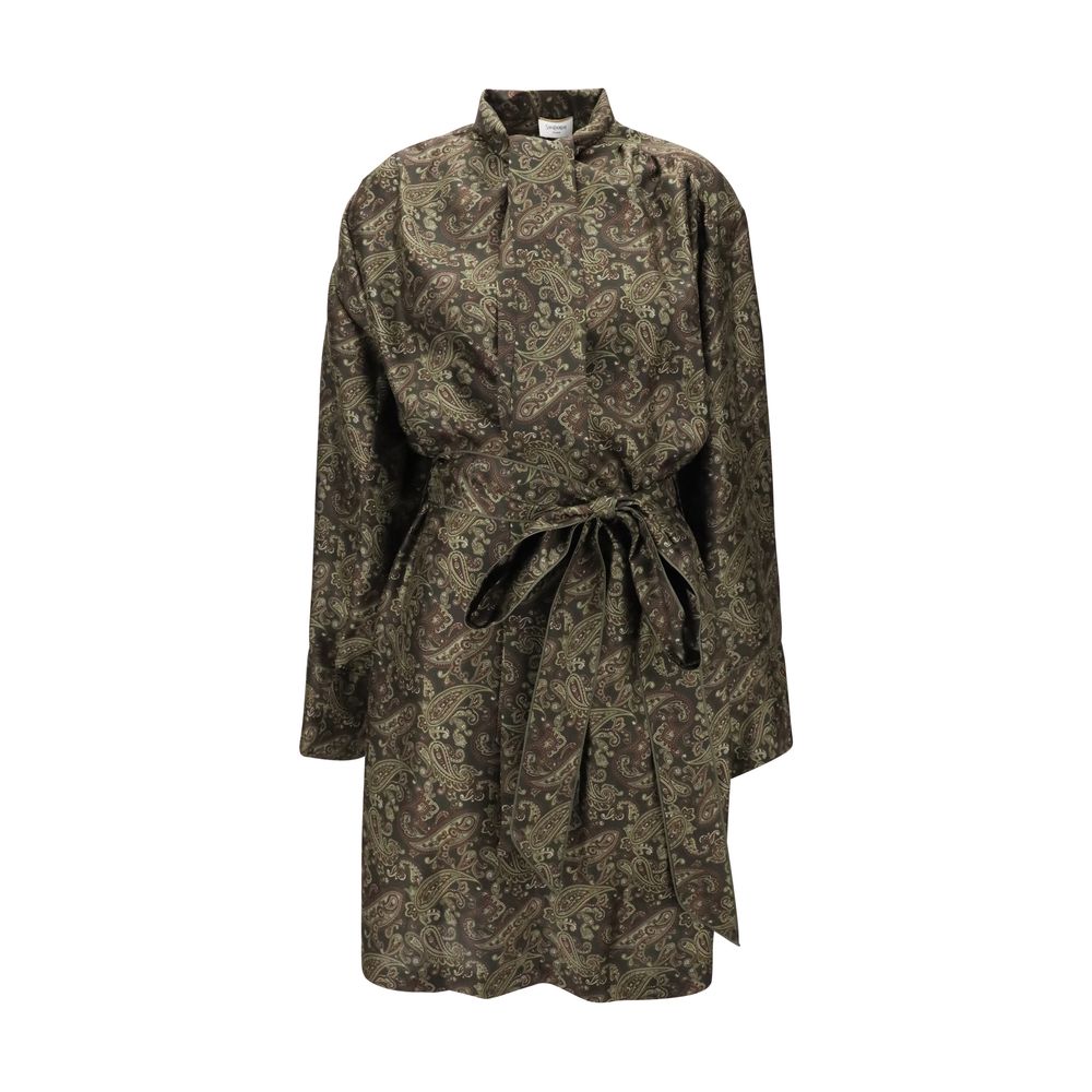 Saint Laurent lavallière short Dress