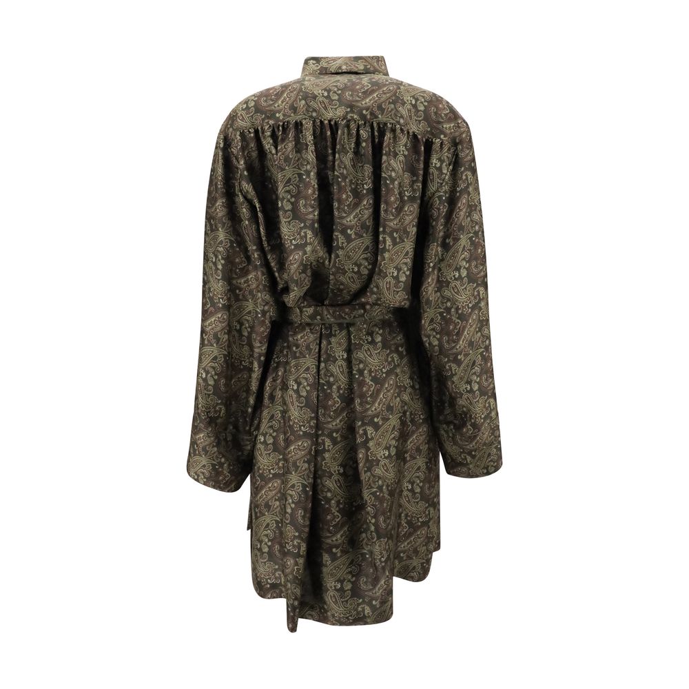 Saint Laurent lavallière short Dress