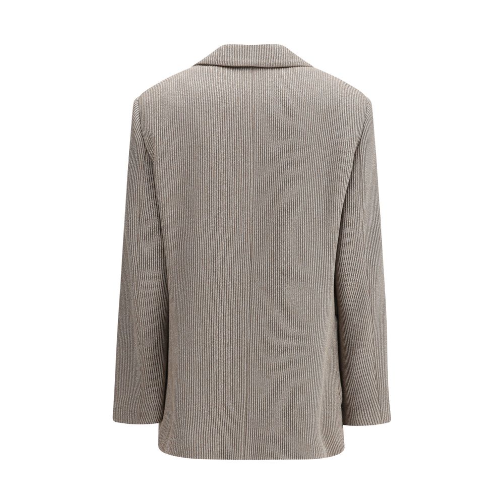 Brunello Cucinelli Ribbed deisgn lurex Jacket