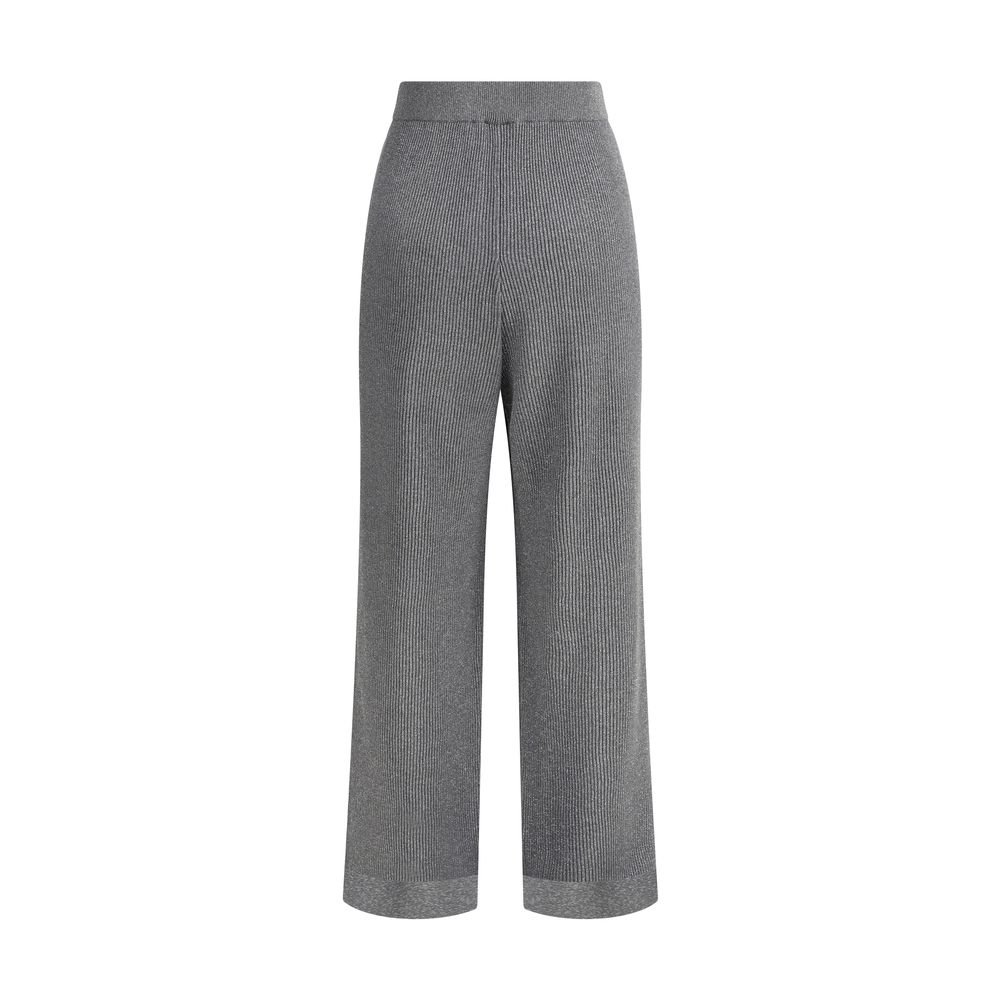 Brunello Cucinelli Ribbed lurex Pants