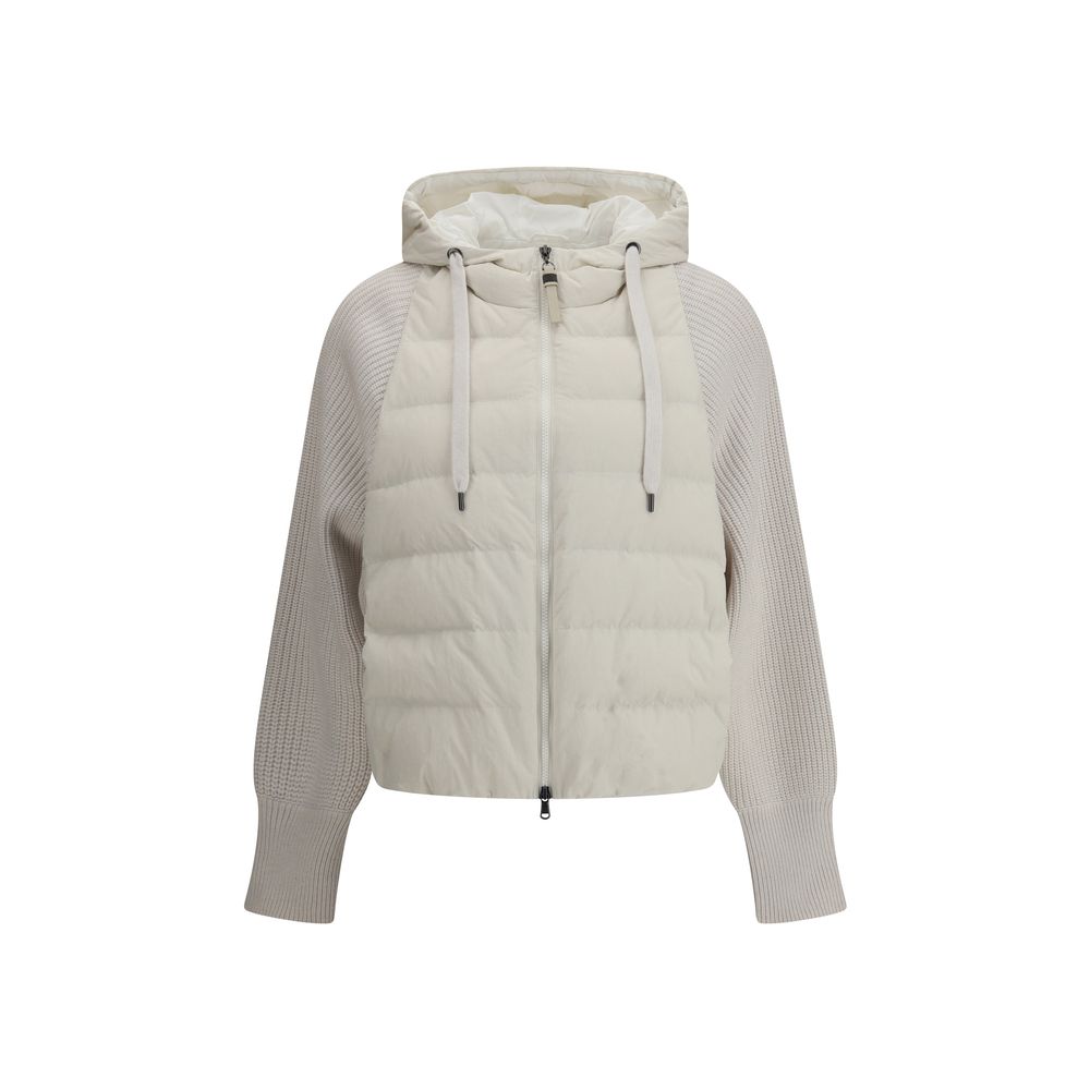 Brunello Cucinelli Wool sleeved Down Jacket