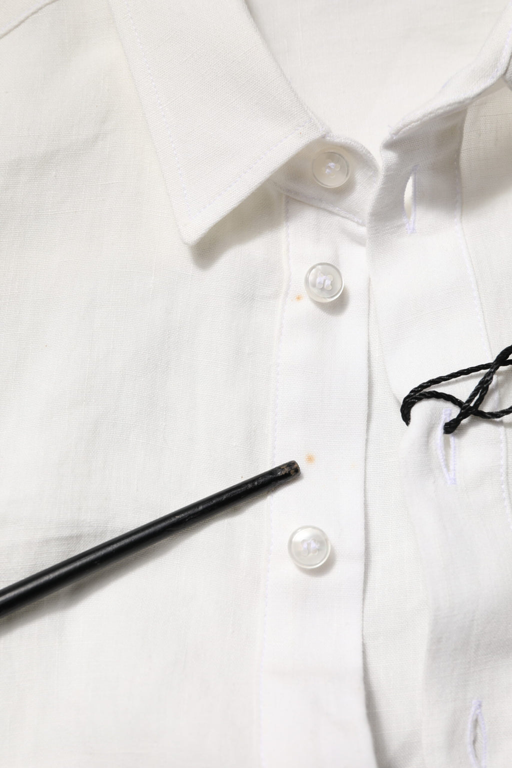 Dolce & Gabbana White DG Crown Embellish Dress Formal Shirt