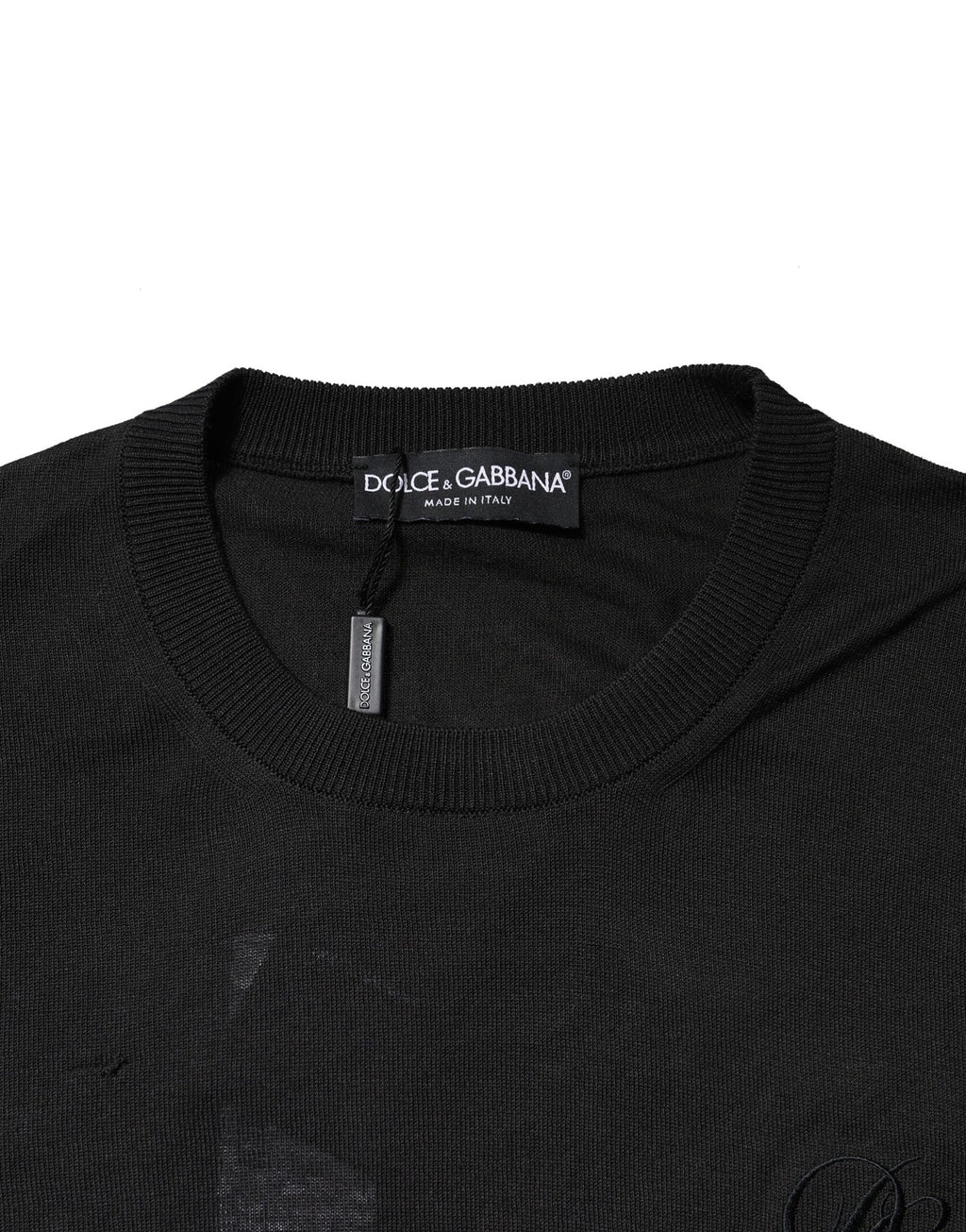 Dolce & Gabbana Dark Gray Cotton DG Logo Sweatshirt Sweater