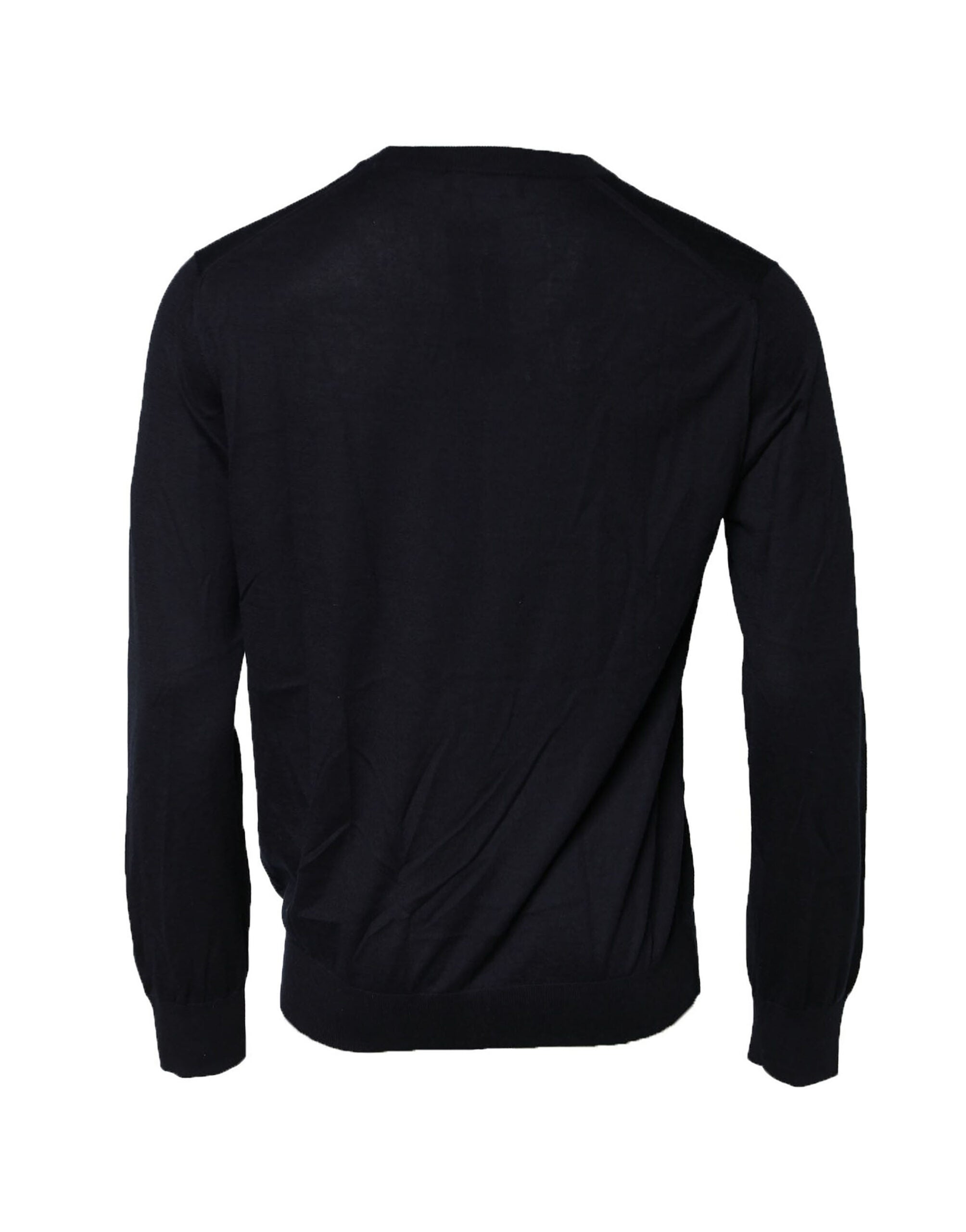 Dolce & Gabbana Black Long Sleeve CrewNeck Pullover Sweater