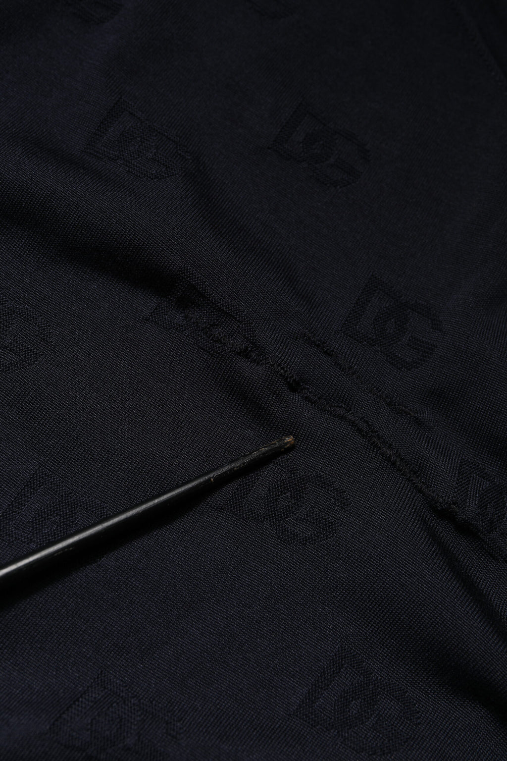 Dolce & Gabbana Black Silk Crew Neck Sweatshirt Sweater