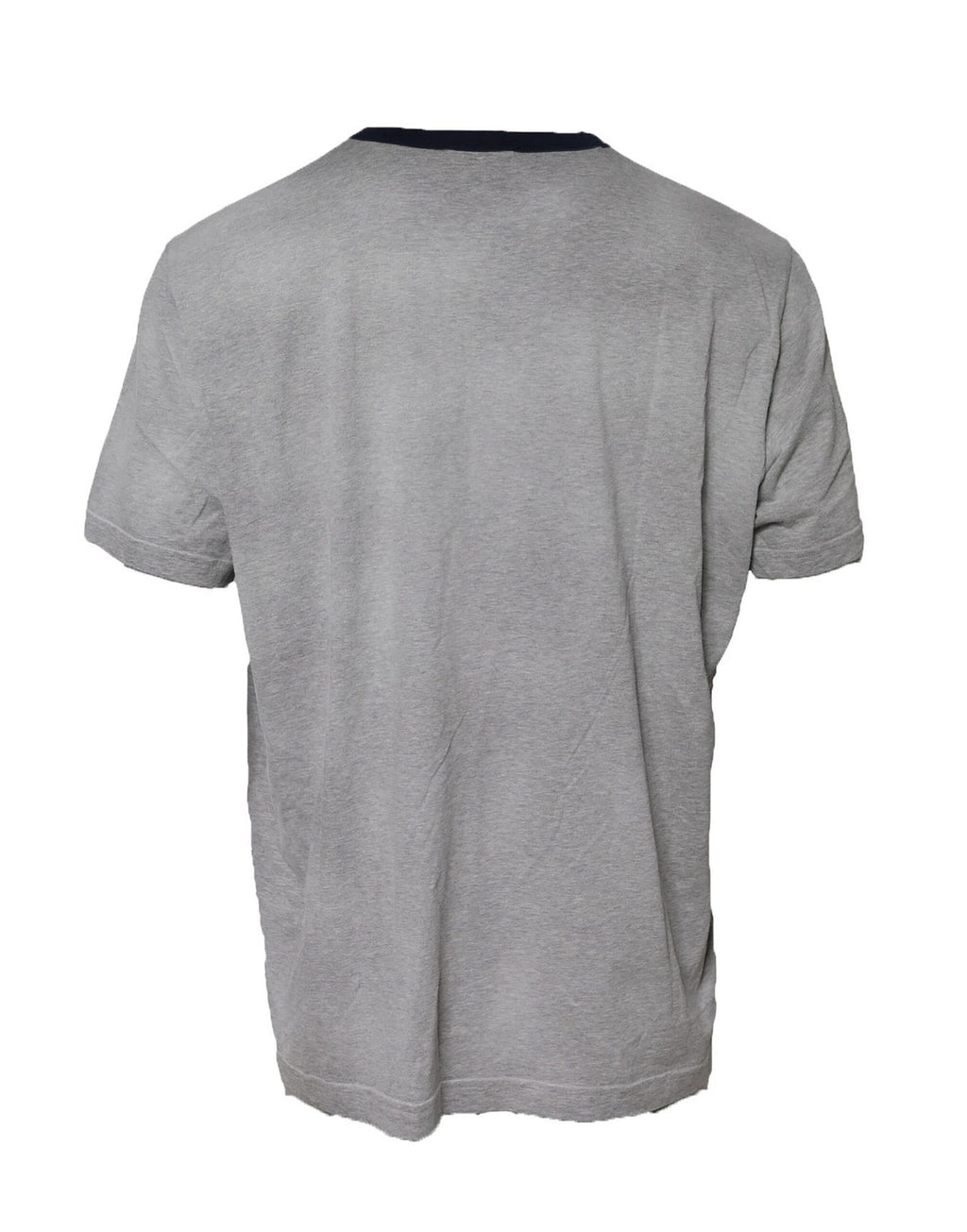 Dolce & Gabbana Gray Cotton Crew Neck Short Sleeves T-shirt