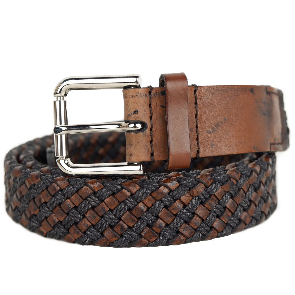 Dolce & Gabbana Brown Calfskin Belt