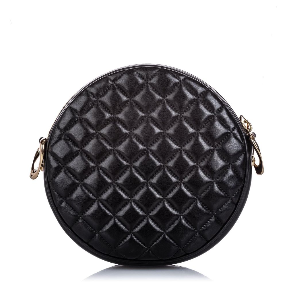 Balmain Black Leather Crossbody Bag