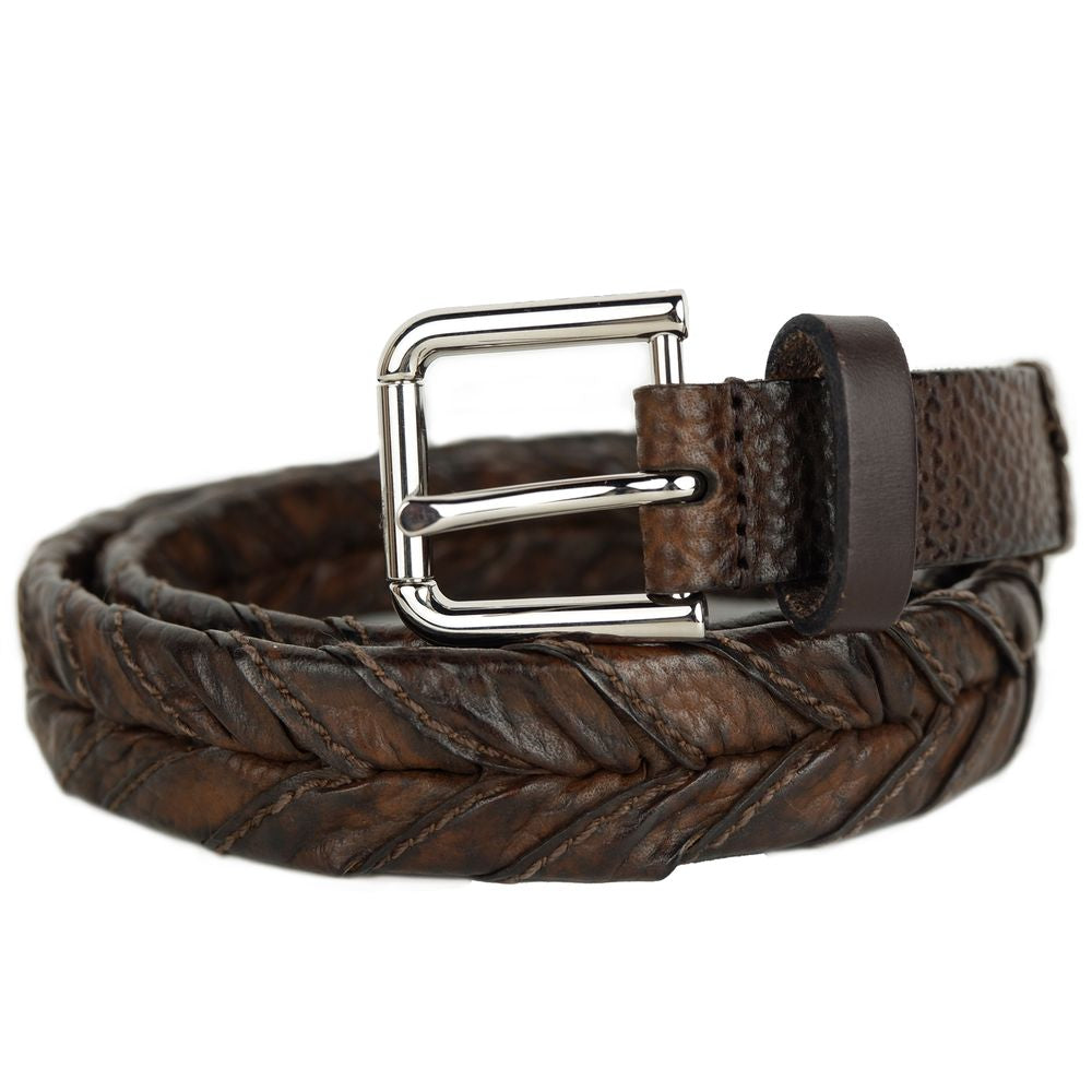Dolce & Gabbana Brown Calfskin Belt