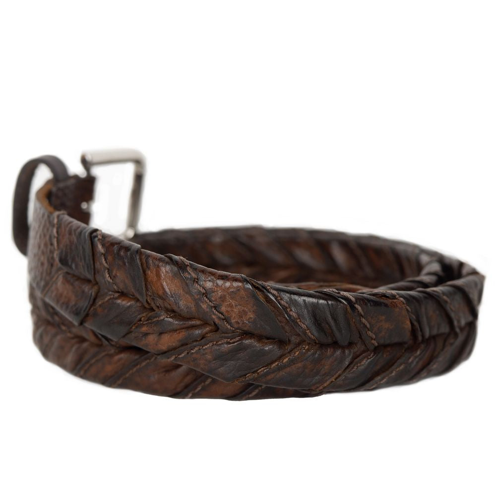 Dolce & Gabbana Brown Calfskin Belt