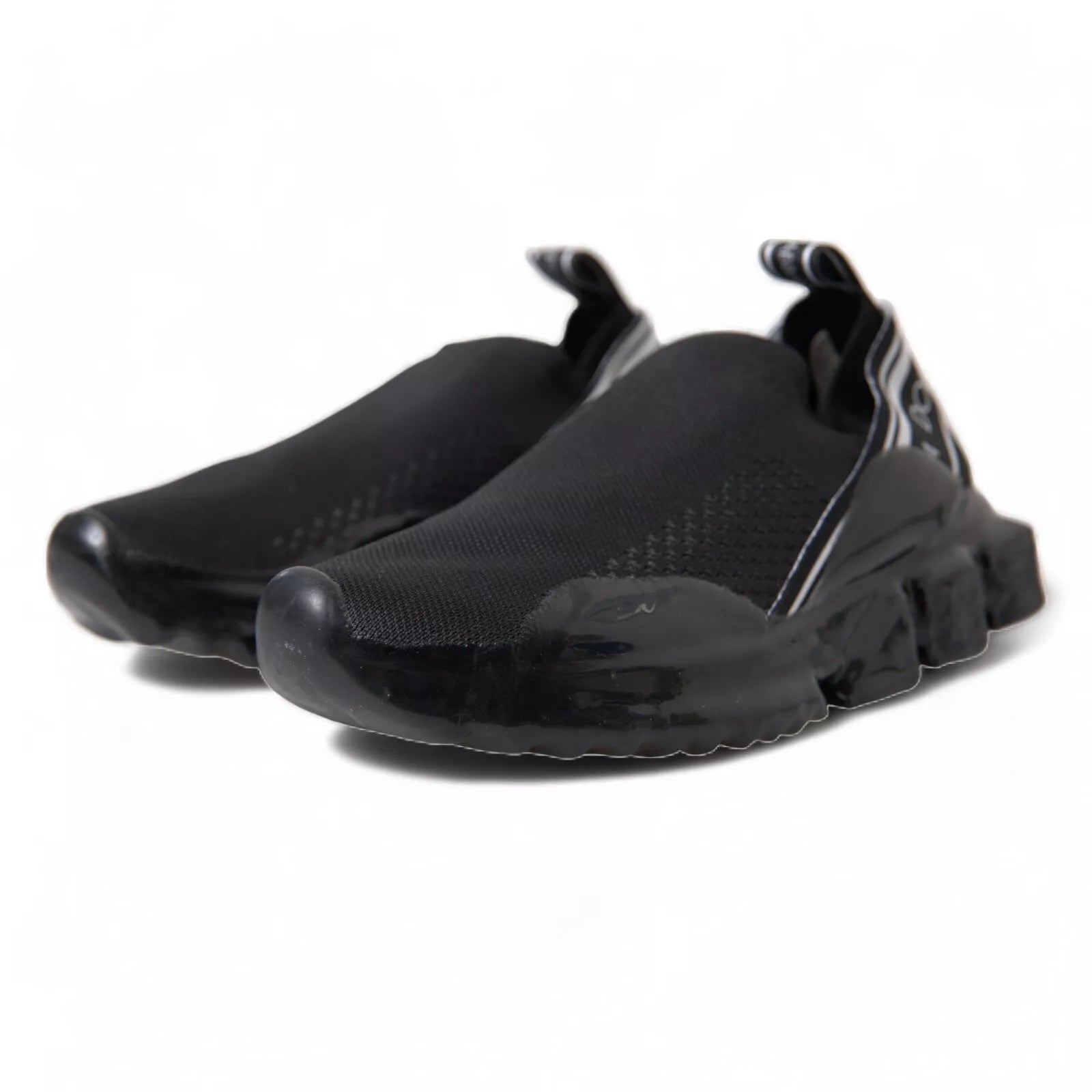 Dolce & Gabbana Black Sorrento Slip On Low Top Sneakers