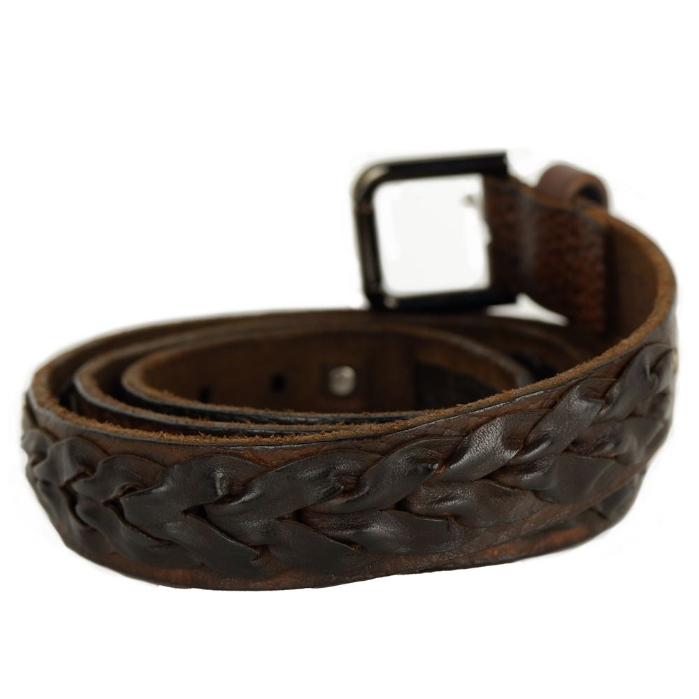 Dolce & Gabbana Brown Calfskin Belt