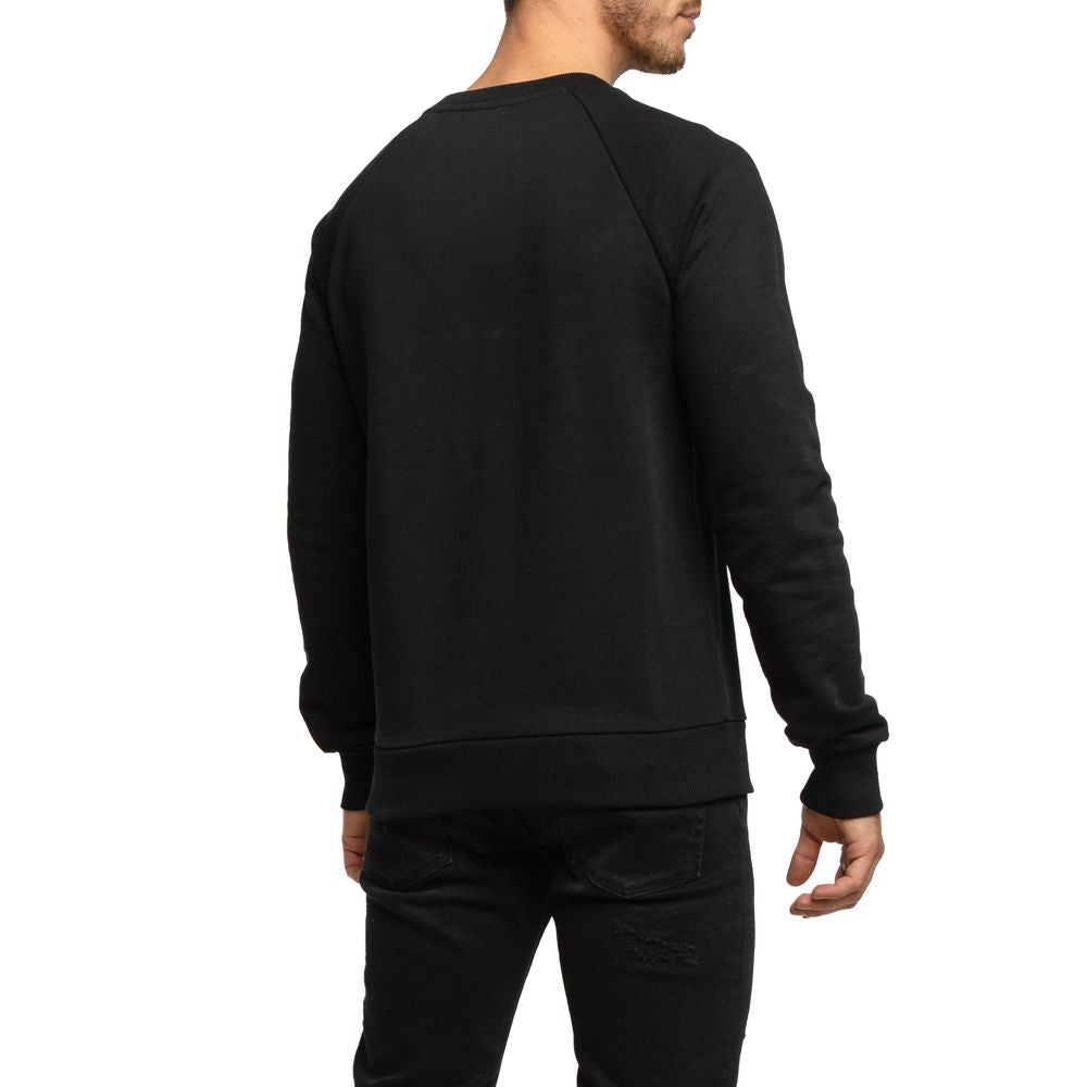 Balmain Black Cotton Sweater