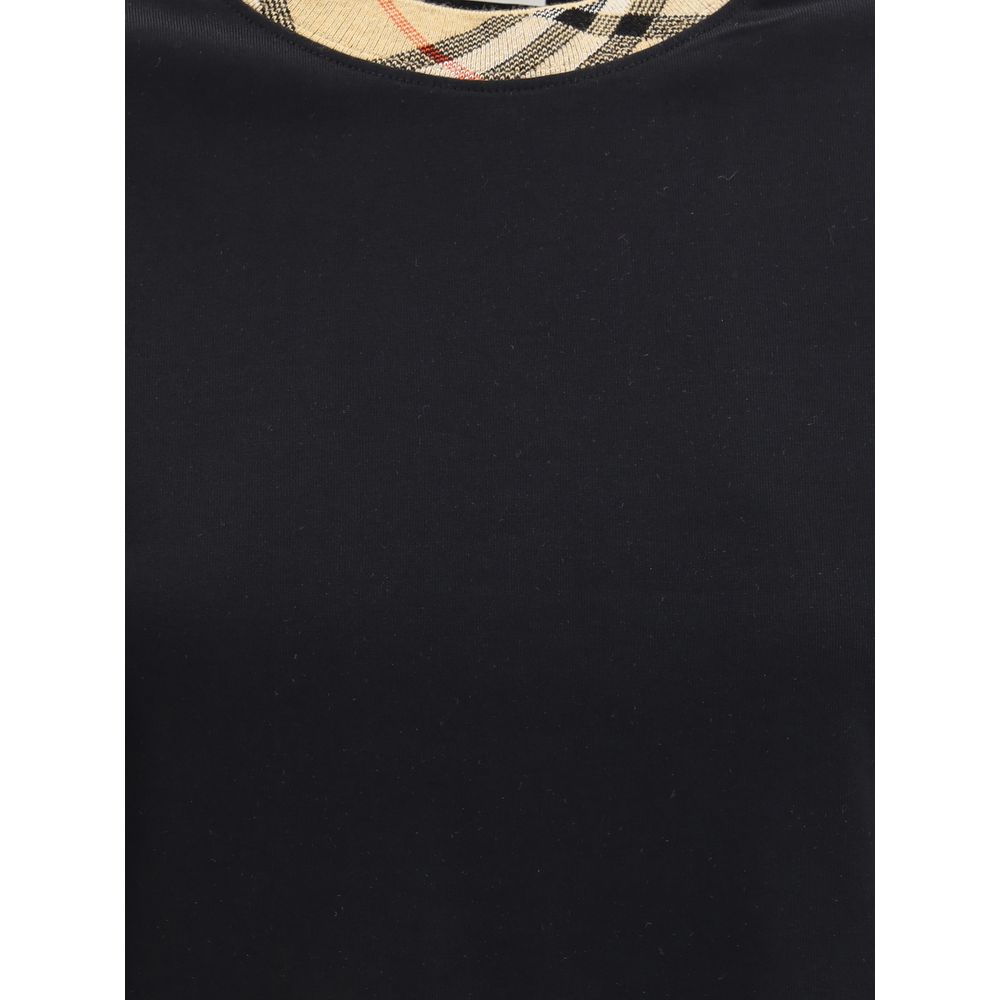 Burberry Check crew neck T-Shirt