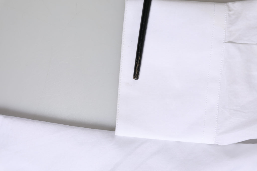 Dolce & Gabbana White GOLD Long Sleeves Dress Formal Shirt