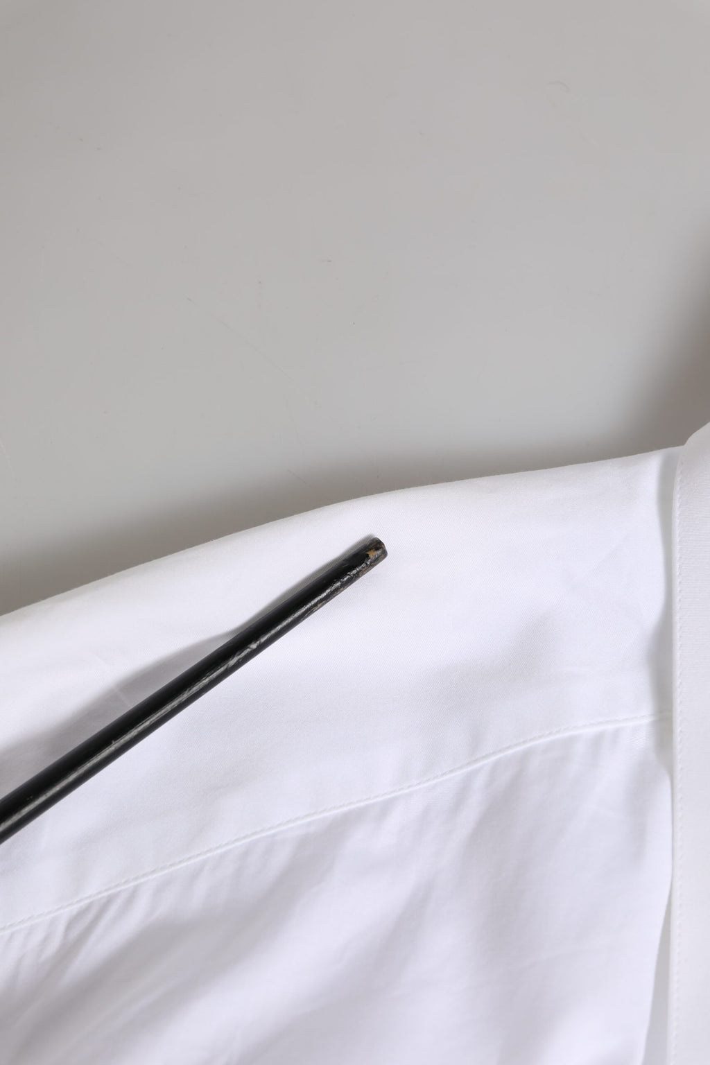 Dolce & Gabbana White GOLD Cotton Long Sleeve Formal Shirt