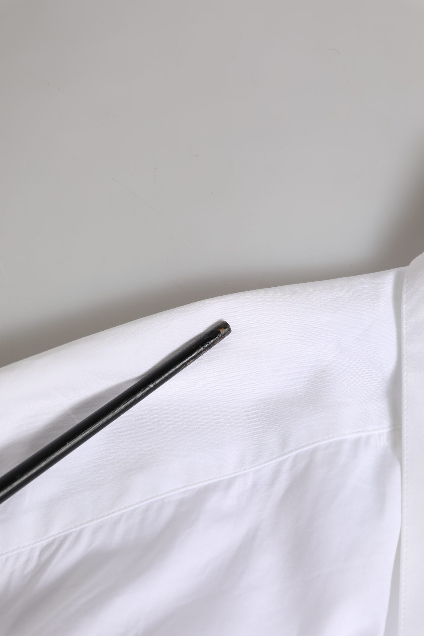 Dolce & Gabbana White GOLD Cotton Long Sleeve Formal Shirt