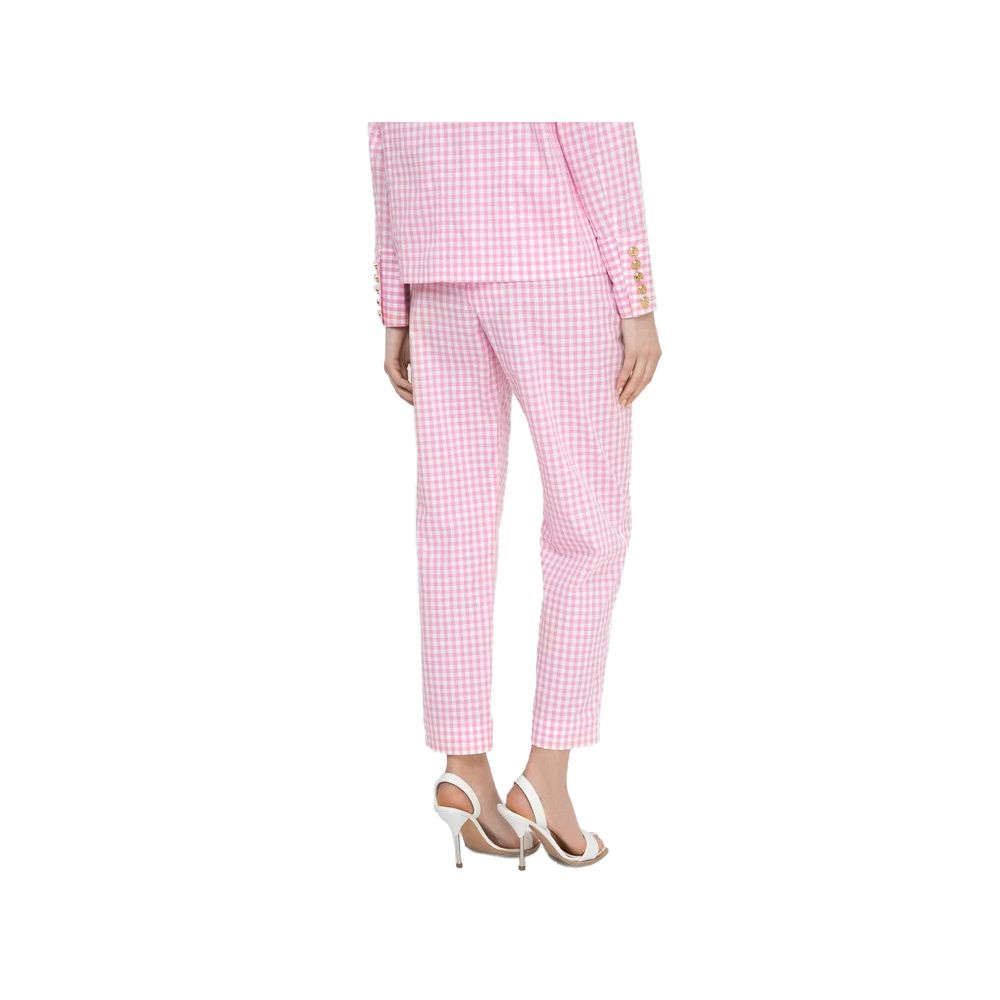 Balmain Pink Cotton Jeans & Pant