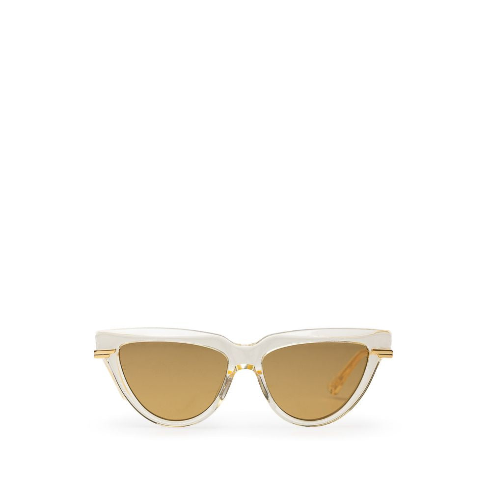Bottega Veneta Beige Acetate Sunglass