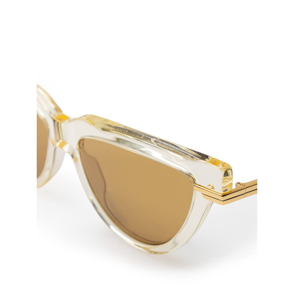 Bottega Veneta Beige Acetate Sunglass