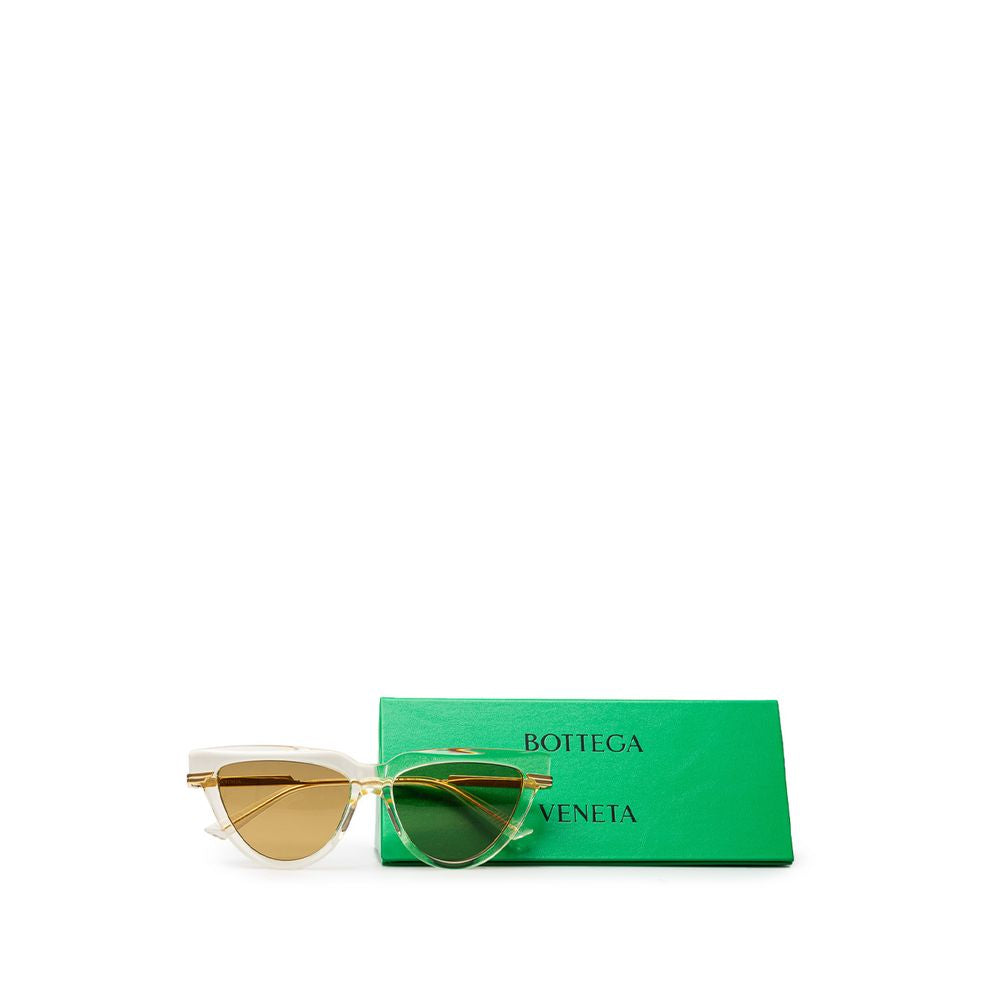 Bottega Veneta Beige Acetate Sunglass
