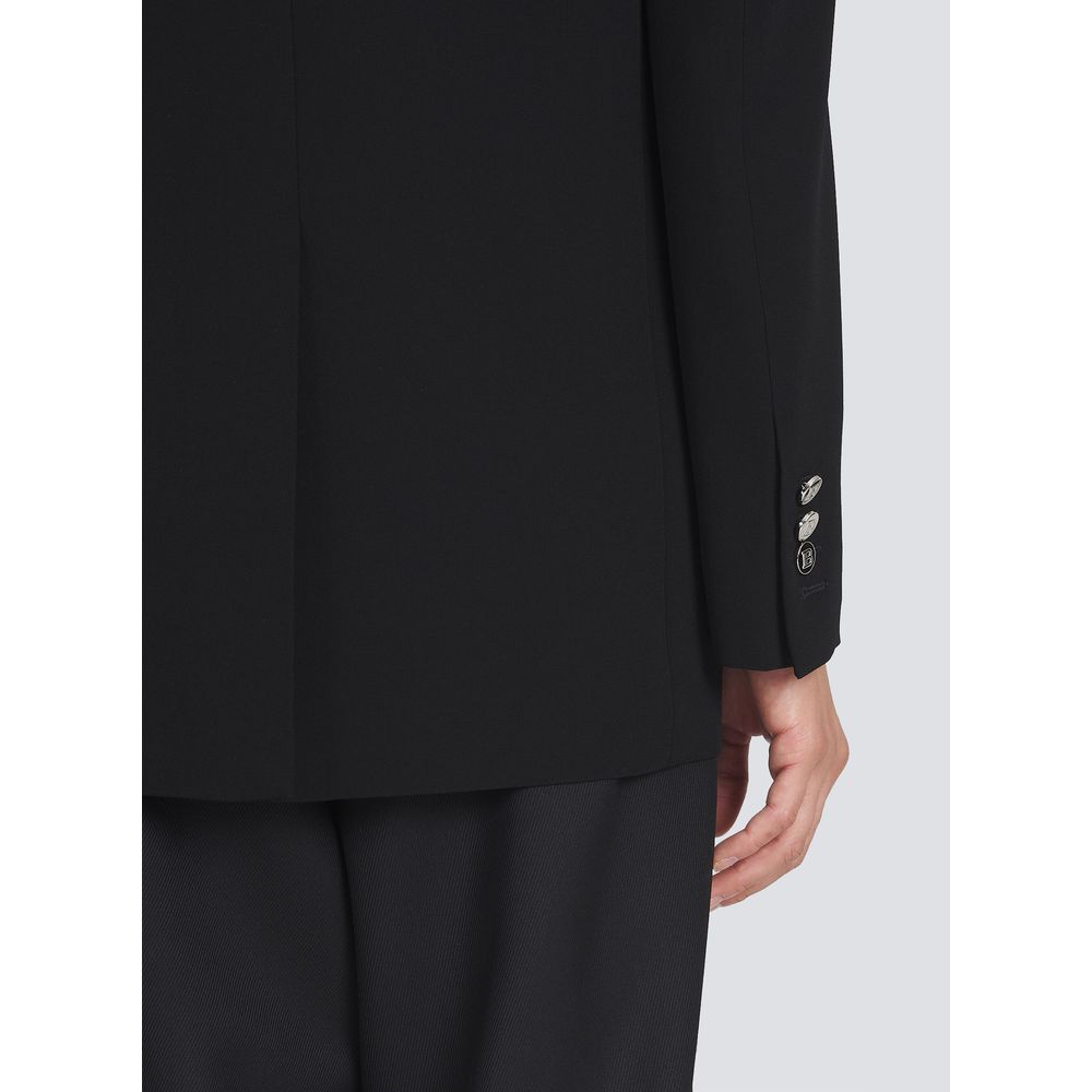 Balmain Black Viscose Blazer