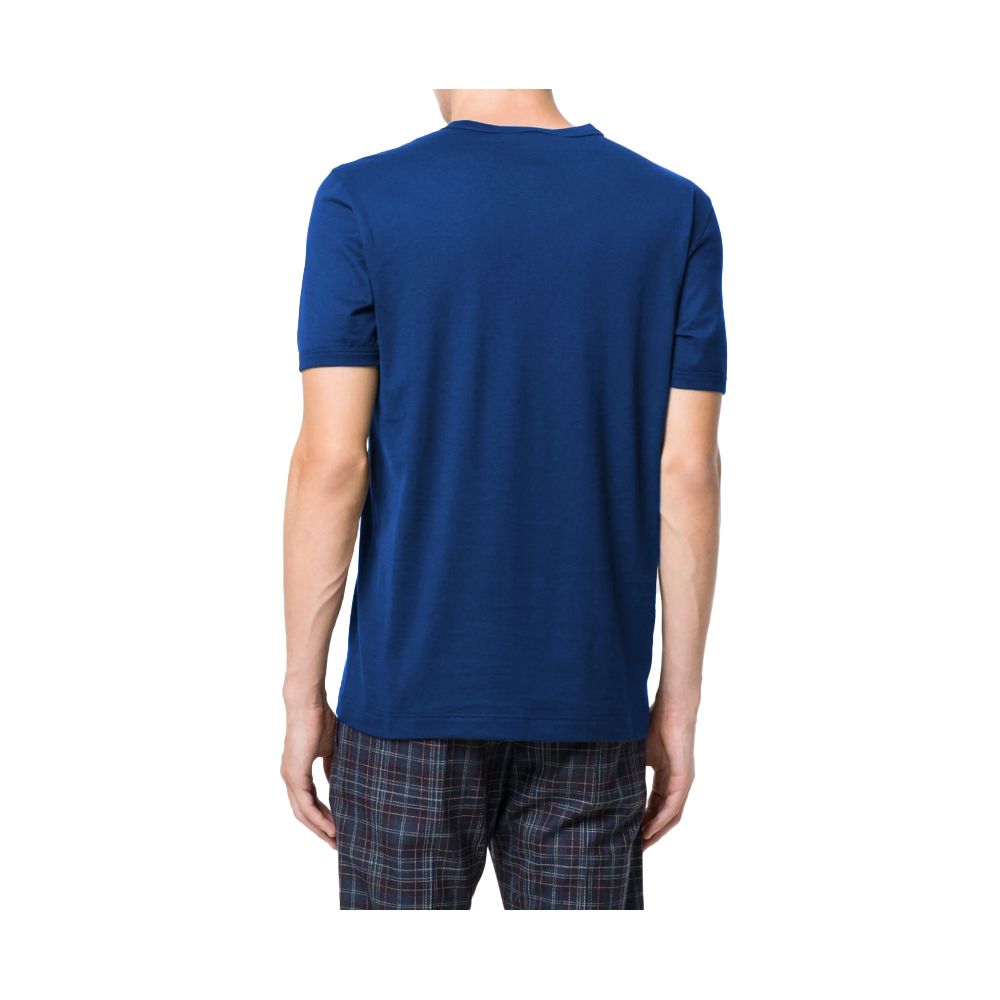 Dolce & Gabbana Blue Cotton T-Shirt