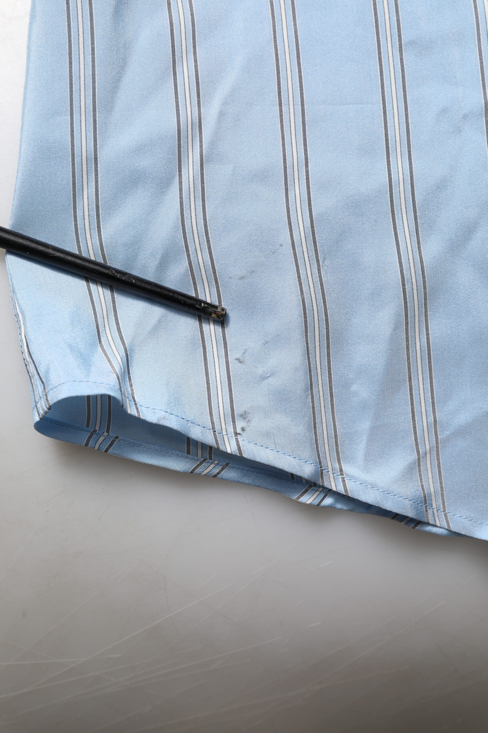 Dolce & Gabbana Blue Striped MARTINI Long Sleeves Dress Shirt