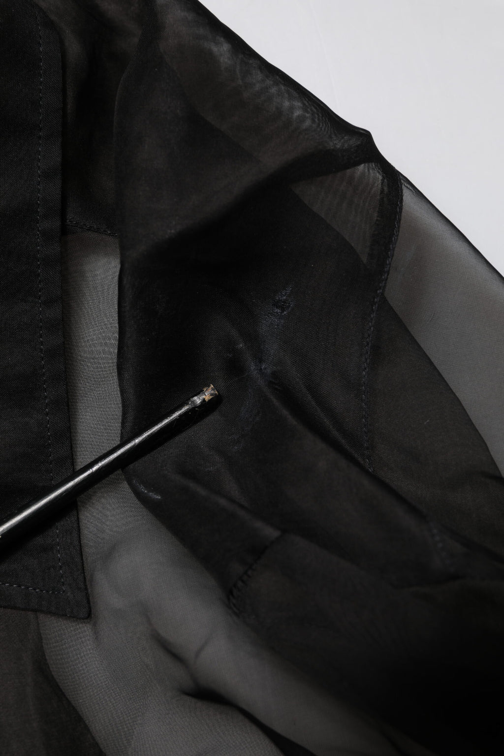 Dolce & Gabbana Black Silk Lace Long Sleeves Dress Shirt