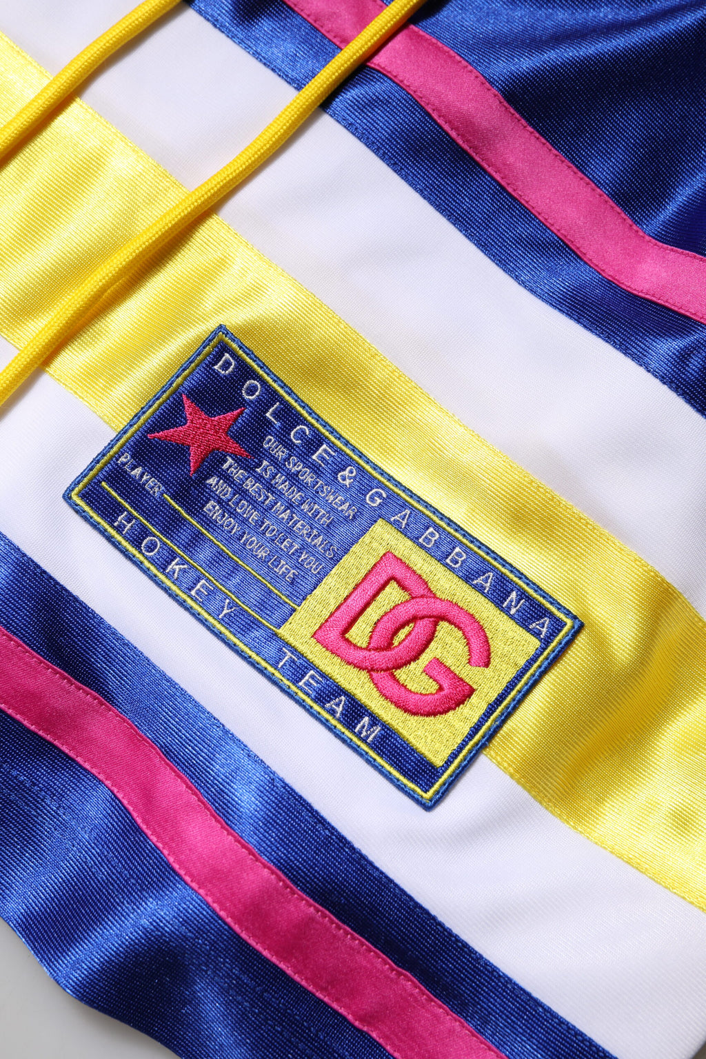 Dolce & Gabbana Multicolor Polyester Long Sleeves V-Neck Top