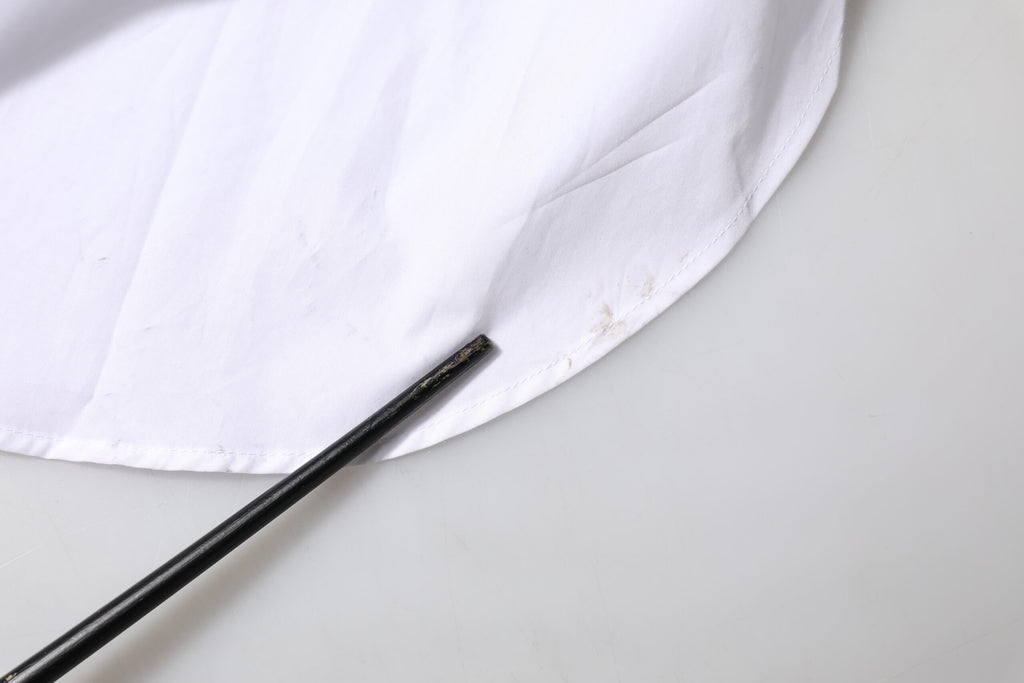 Dolce & Gabbana White Cotton Collared Shirt Long Sleeve Top