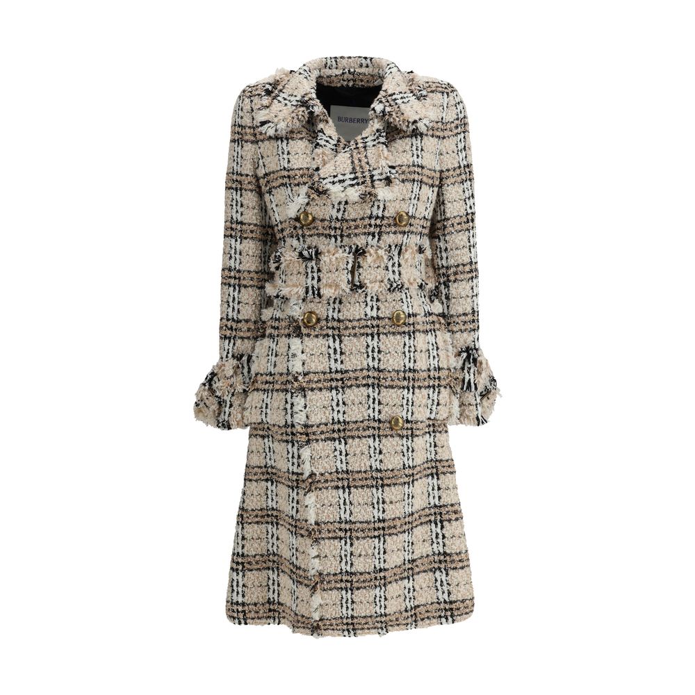 Burberry Check bouclé Coat