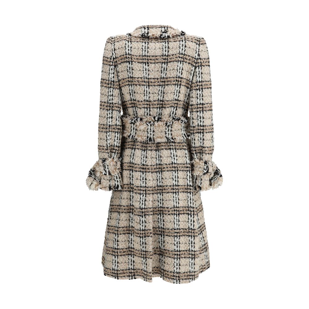 Burberry Check bouclé Coat