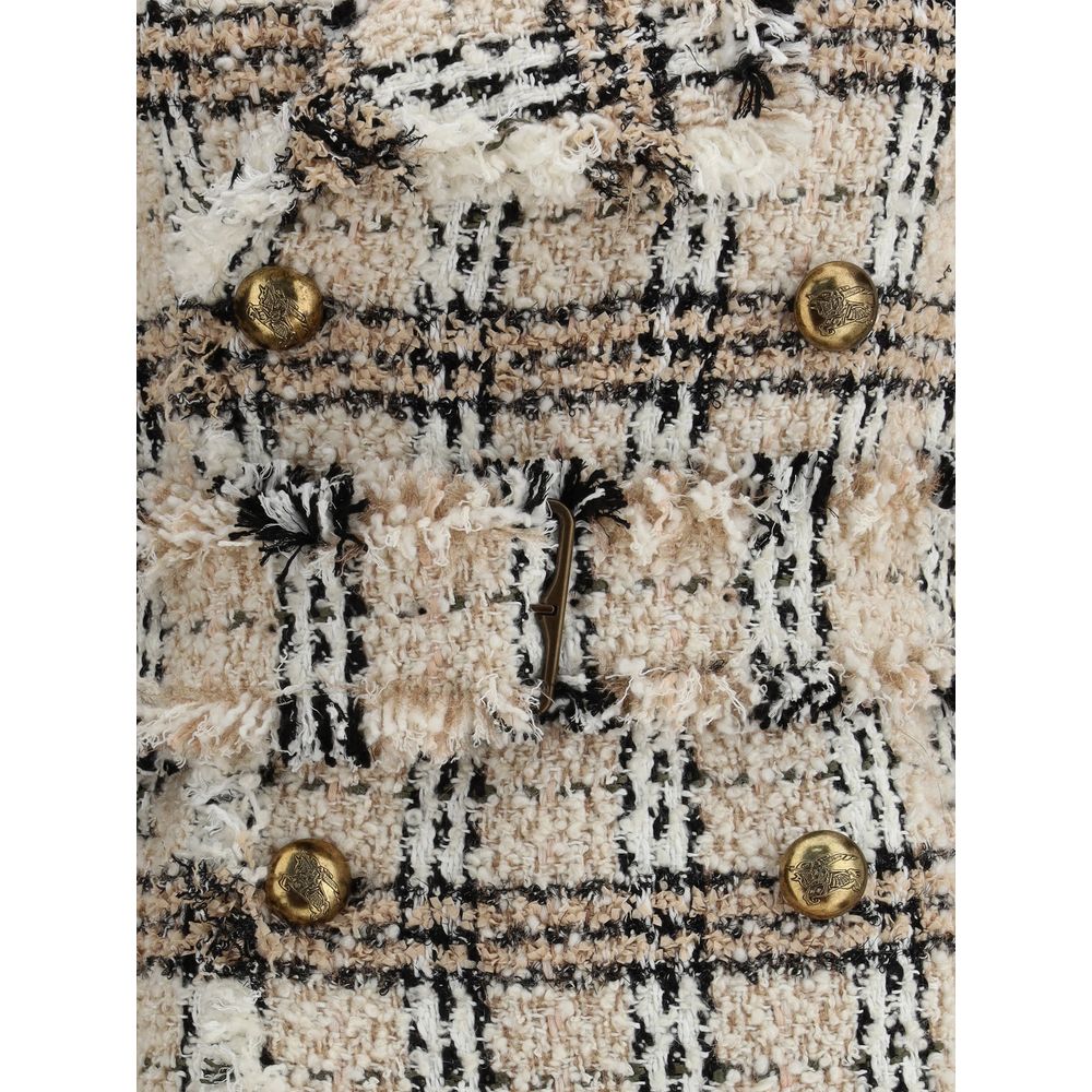 Burberry Check bouclé Coat