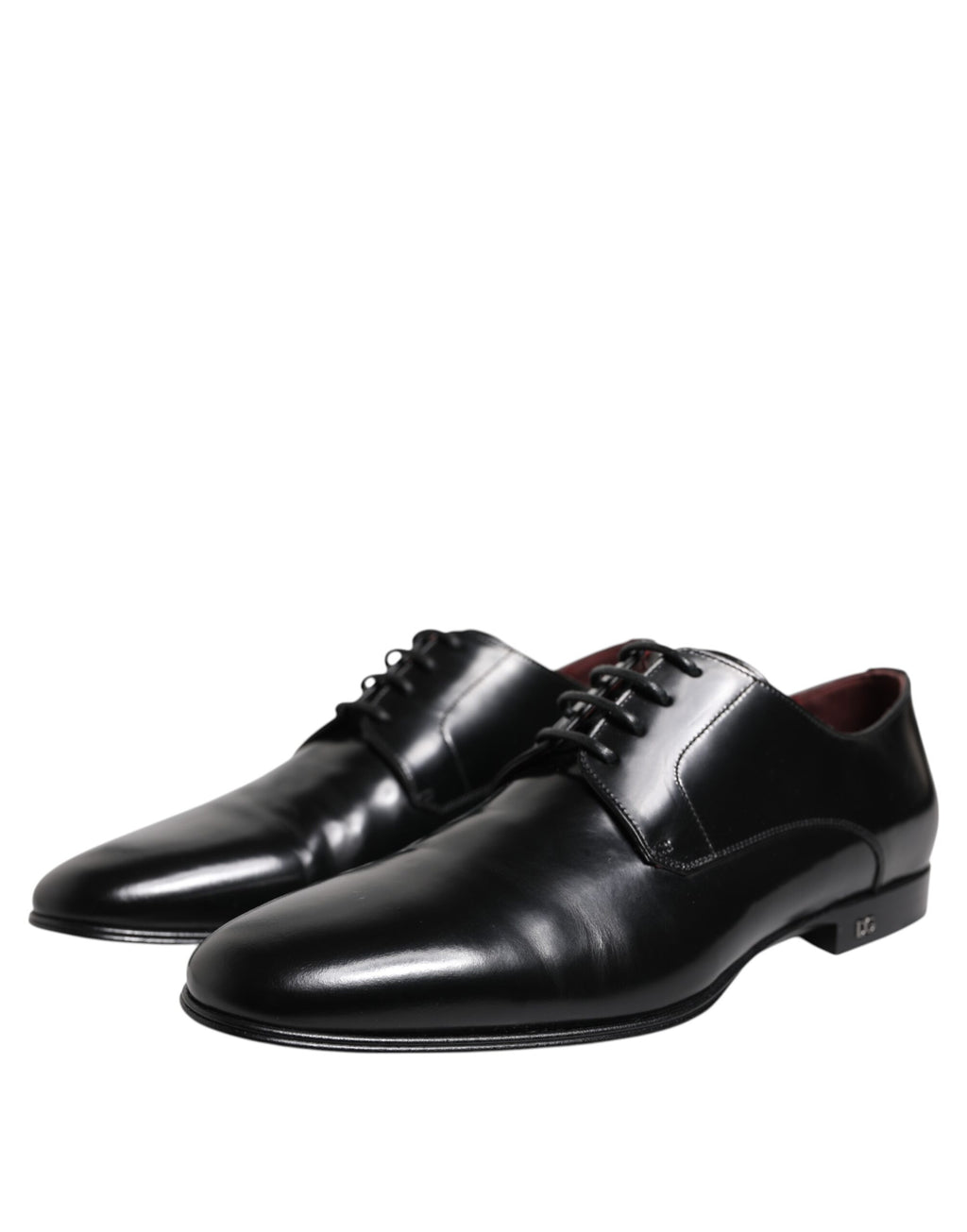 Dolce & Gabbana Black Leather Lace Up Derby Dress Formal Shoes
